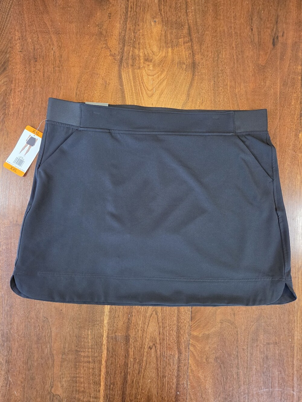 NWT 32 Degrees Cool Black Skort Active Athletic Golf Tennis Skirt Pockets XXL